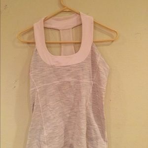 Pink Lululemon tank top size 10